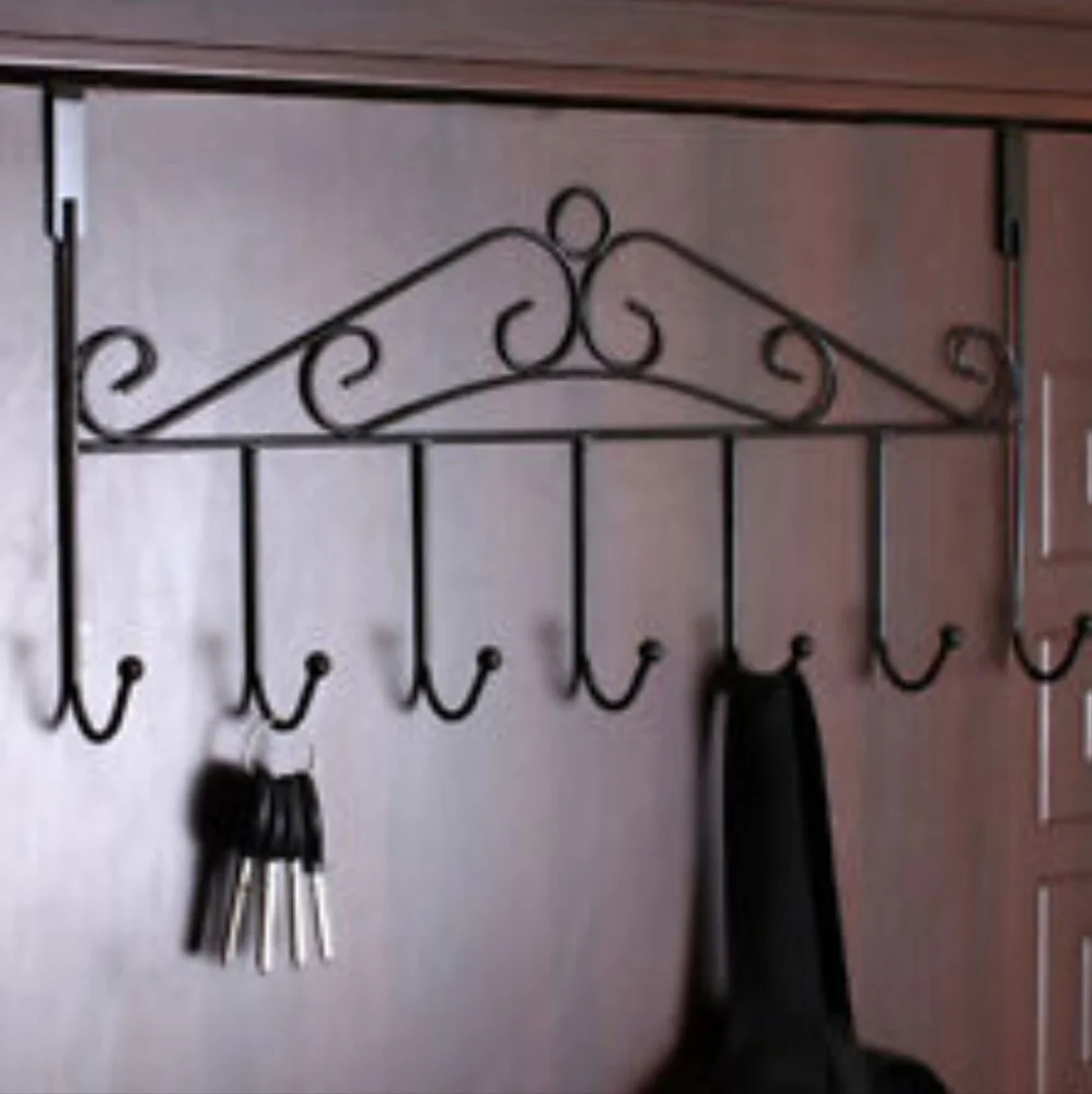New Over The Door Rack For Lightweight Jackets, Scarves, keys, towels, robe etc.